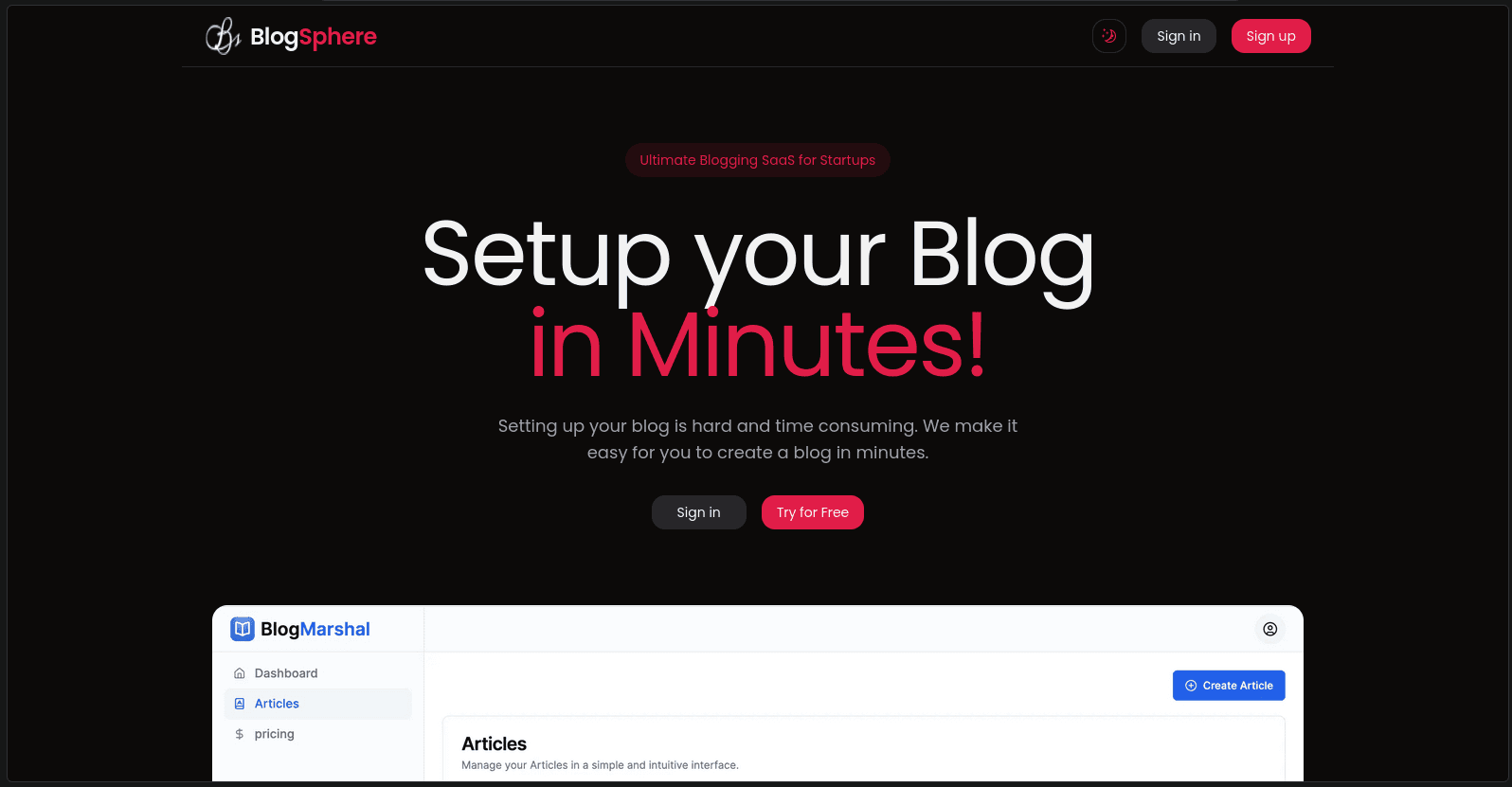 Blog Sphere Image